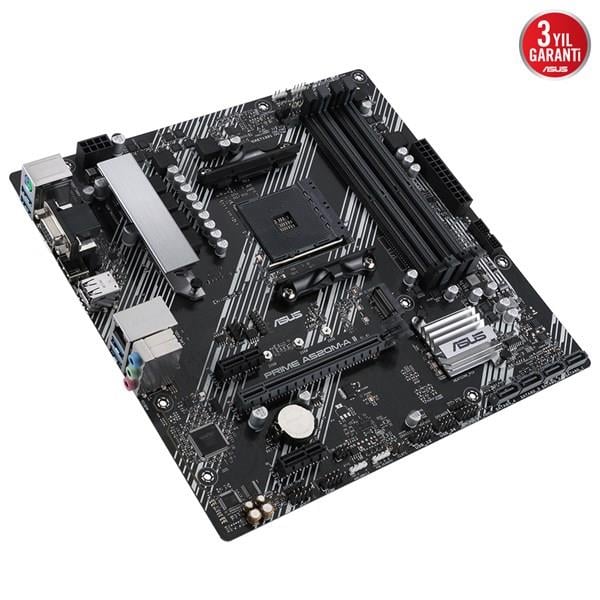 ASUS PRIME A520M-A II/CSM DDR4 HDMI DP PCIe 16X v4.0 AM4 mATX Kurumsal Anakart