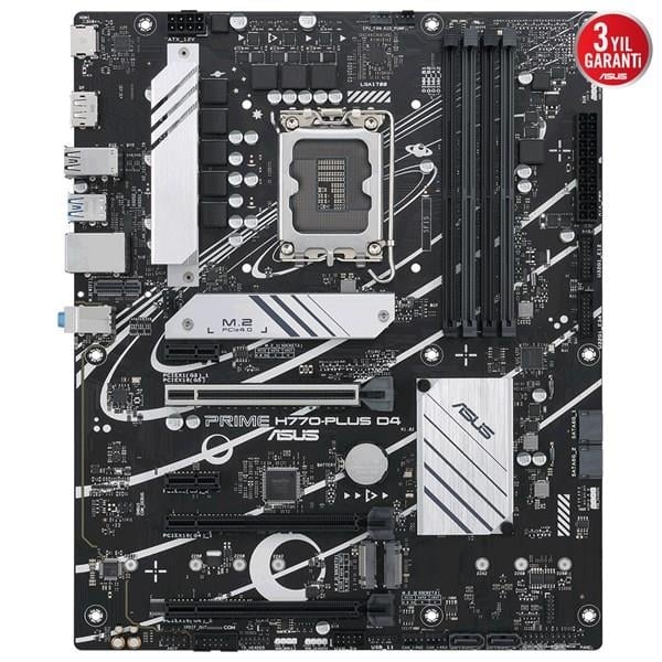 ASUS PRIME H770-PLUS D4 DDR4 HDMI-DP PCIE 4.0 1700p ATX