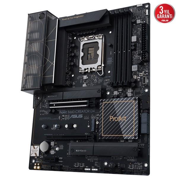 ASUS PROART B660-CREATOR D4 DDR4 HDMI DP PCIe 16X v4.0 1700p ATX