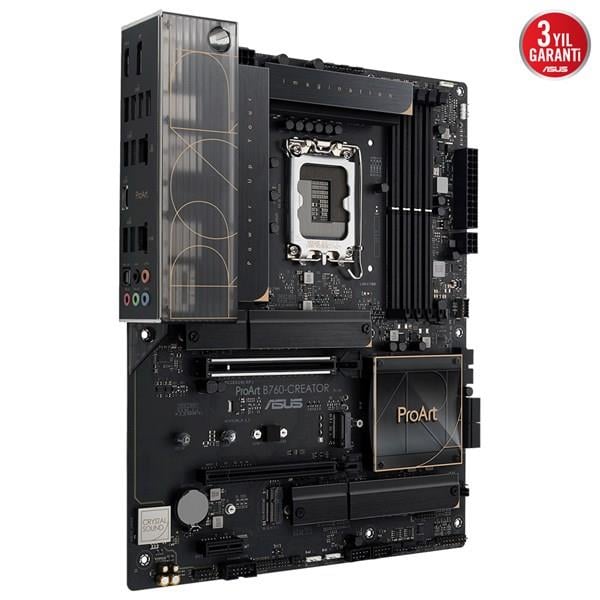ASUS PROART B760-CREATOR DDR5 HDMI-DP PCIE 5.0 1700p ATX