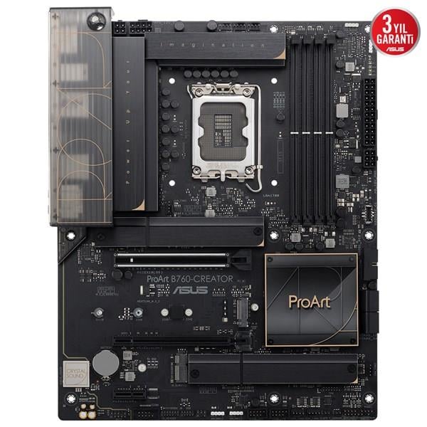 ASUS PROART B760-CREATOR DDR5 HDMI-DP PCIE 5.0 1700p ATX