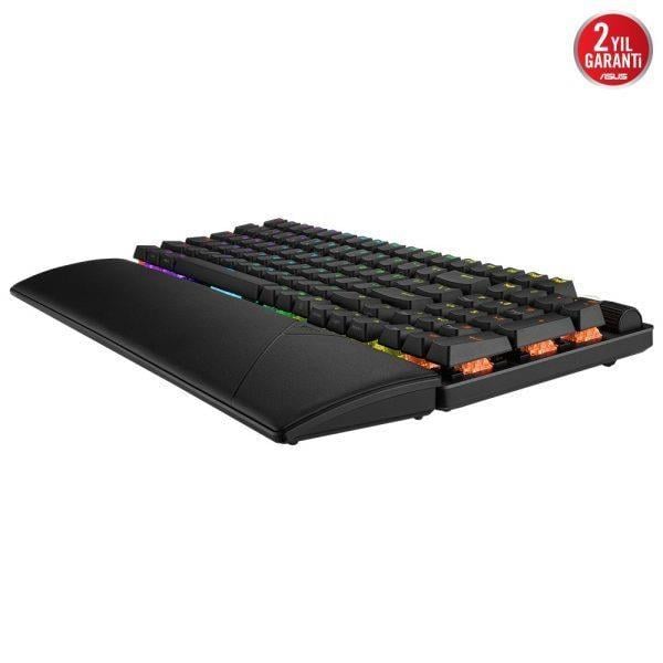 ASUS ROG STRIX SCOPE II 96 NX SNOW KABLOSUZ RGB GAMING KLAVYE ENG