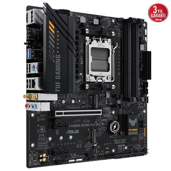 ASUS TUF A620M-PLUS GAMING WIFI-6 DDR5 HDMI-DP PCIE 4.0 AM5 mATX 