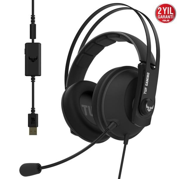 Asus Tuf Gamıng H7 Gun-Metal 7.1 Oyuncu Kulaklığı 53Mm Asus Essence Sürücü Pc Mac Ps4 Nintendo Swıtch Mobil Xbox 360 Xbox 360 Uyumlu