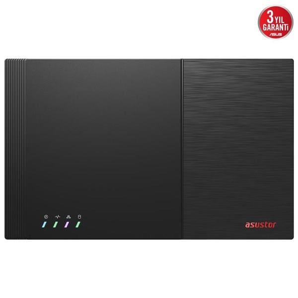 ASUSTOR FS6712X CELERON QC N5105-4GB RAM-12 adet  M2 NVME diskli Nas Sunucu (Disksiz)