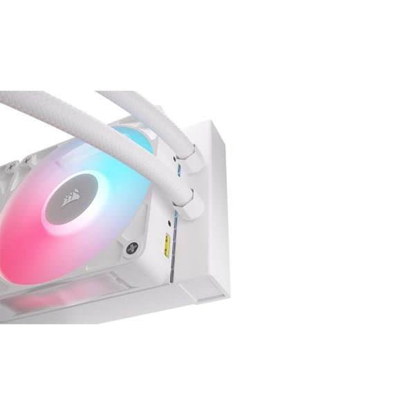 CORSAIR 240MM TITAN 240RX LCD CW-9061025-WW AM5-1851P  RGB SIVI SOĞUTMALI İŞLEMCİ FANI BEYAZ