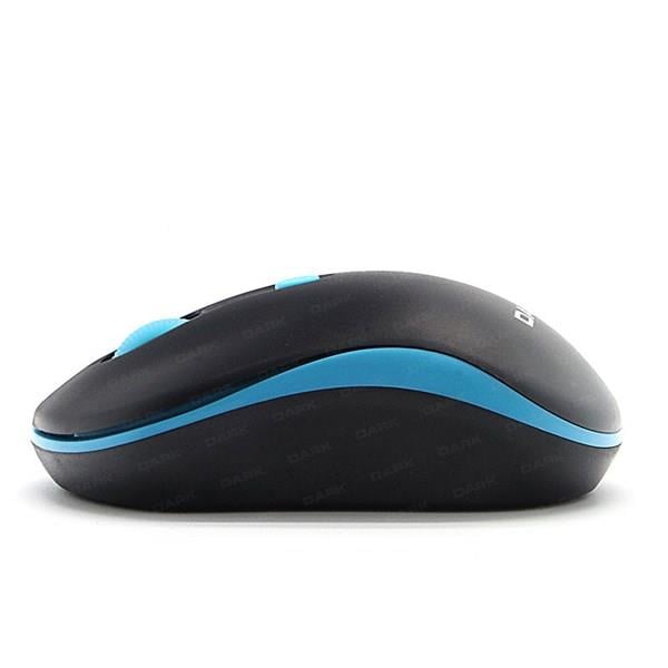 DARK DK-AC-MSW100B Nano Alıcılı Kablosuz 2.4Ghz Siyah-Mavi Mouse