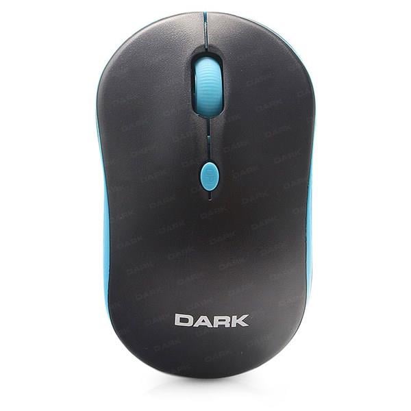 DARK DK-AC-MSW100B Nano Alıcılı Kablosuz 2.4Ghz Siyah-Mavi Mouse