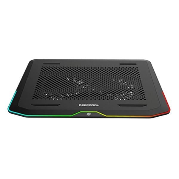 Deep Cool N80 Rgb 2 Adet 140X20mm Fan Değiştirile Bilir Led Işıklı 2 X Usb 3.0 Port Notebook Stand Ve Soğutucu