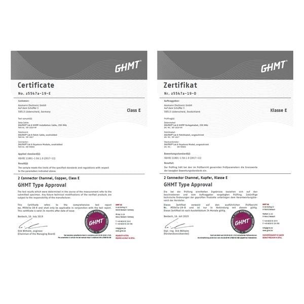 DIGITUS CAT6 Utp 23AWG Mor 500m Makara Saf Bakır Kablo 0.50mm DK-1614-VH-5