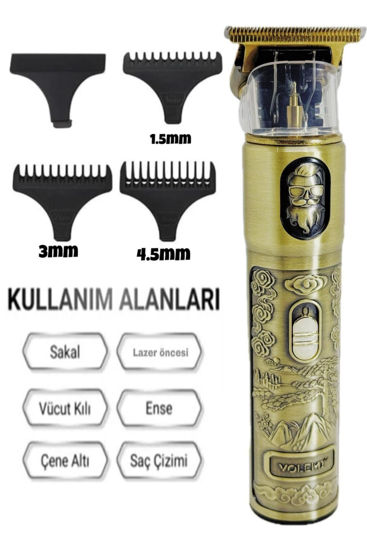 Dijital Göstergeli Saç Sakal Tıraş Makinesi - Sıfıra Yakın - IP-1949 (4767)