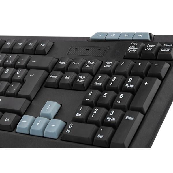 Everest Q TRK KB-700 Siyah USB Q Multimedia Klavye