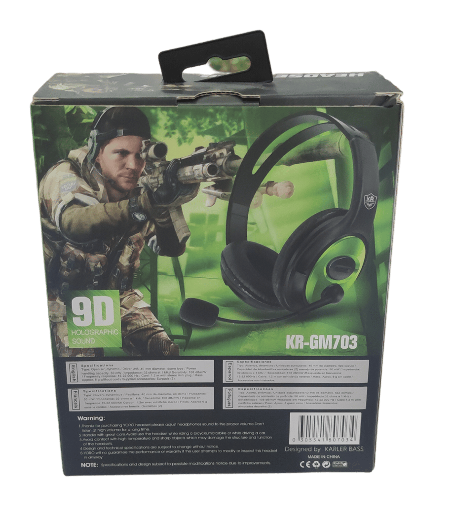 GAMING KULAKLIK KR-GM703 OYUNCU KULAKLIĞI