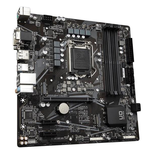GIGABYTE B560M DS3H DDR4 M2 PCIe NVME HDMI DVI DP PCIe 16X v4.0 1200p v2 mATX