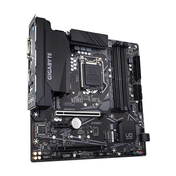 GIGABYTE Z490M DDR4 M2 PCIe NVME HDMI DP PCIe 16X v3.0 1200p mATX