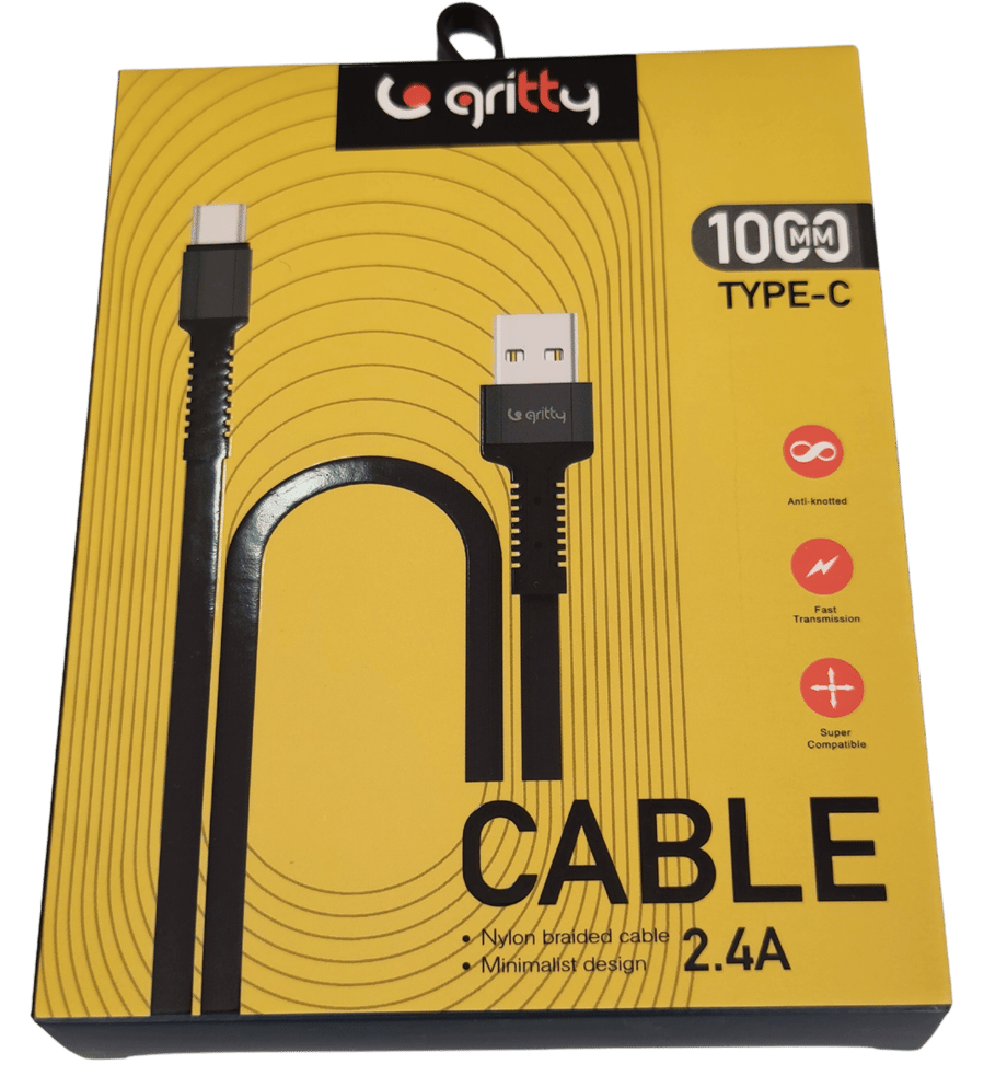 GRİTTY DELUXE TYPE-C KABLO 2.4A