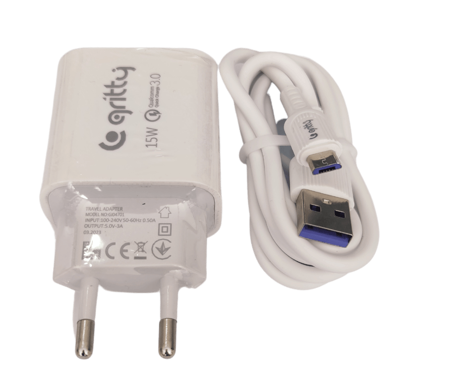 GRİTTY MİCRO ŞARJ CİHAZI 15 W POWER CHARGER