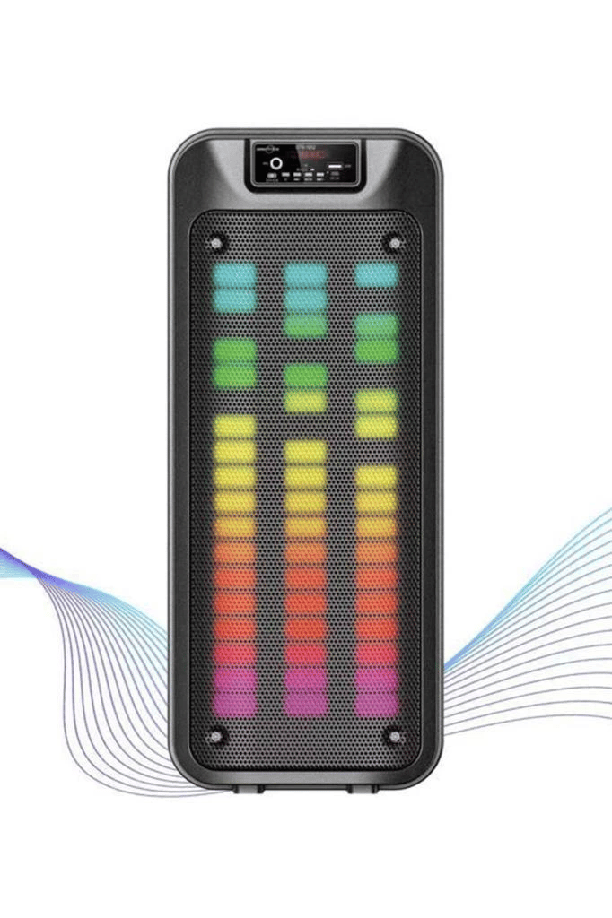 Gts-1852 Taşınabilir Rgb Ledli Bluetooth Hoparlör Usb-tf Siyah