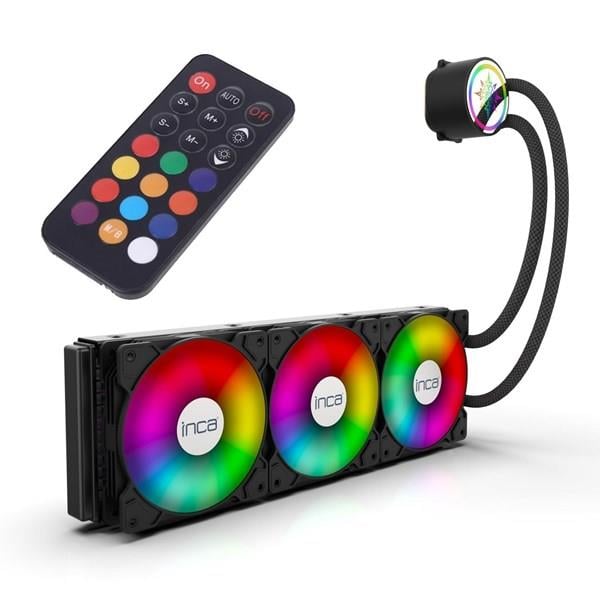 INCA 360mm ISS-03XN ARGB Sıvı Soğutmalı AM5-1700p İşlemci Fanı
