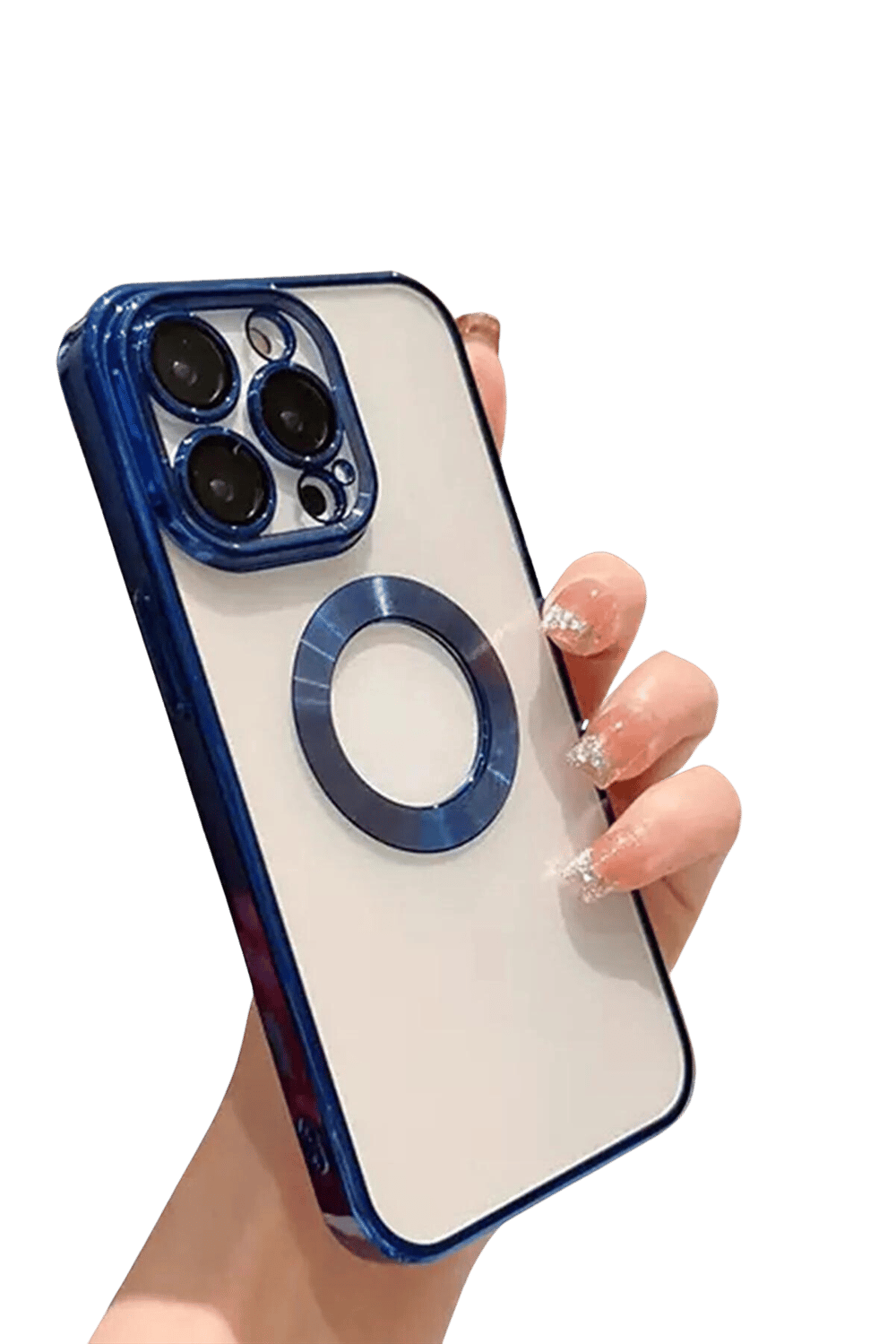İPHONE 11 PRO MAX  KROM LENS KORUMALI KILIF