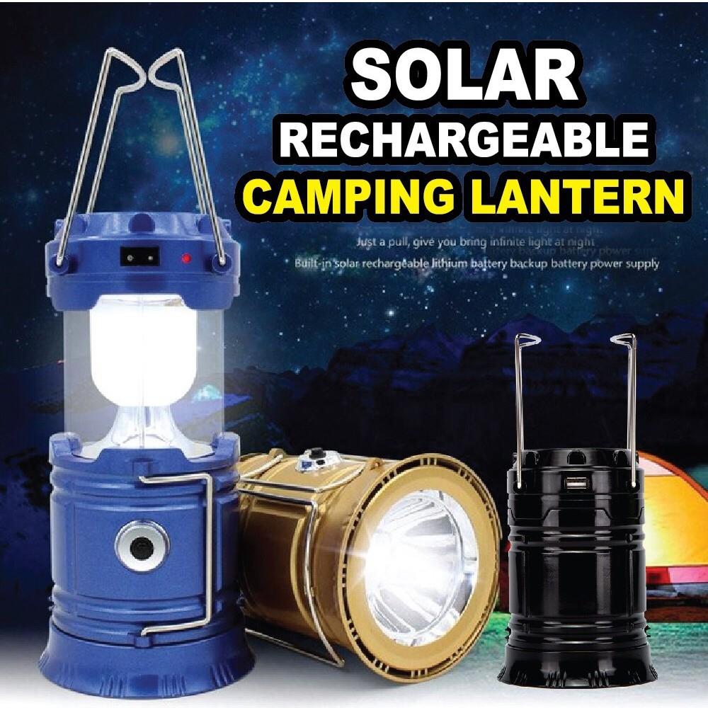 Kamp Feneri Güneş Enerjili Şarjlı Led Lamba (4767)