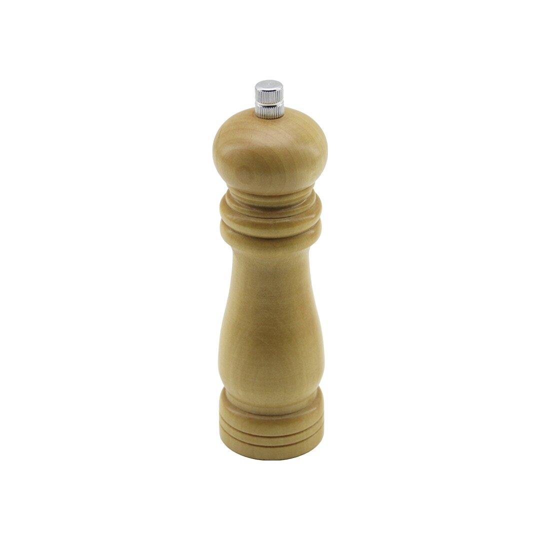 KÜÇÜK= ÇAP: 4.5CM - UZUNLUK: 15CM AHŞAP TUZ - BAHARAT ÖĞÜTÜCÜ (4767)