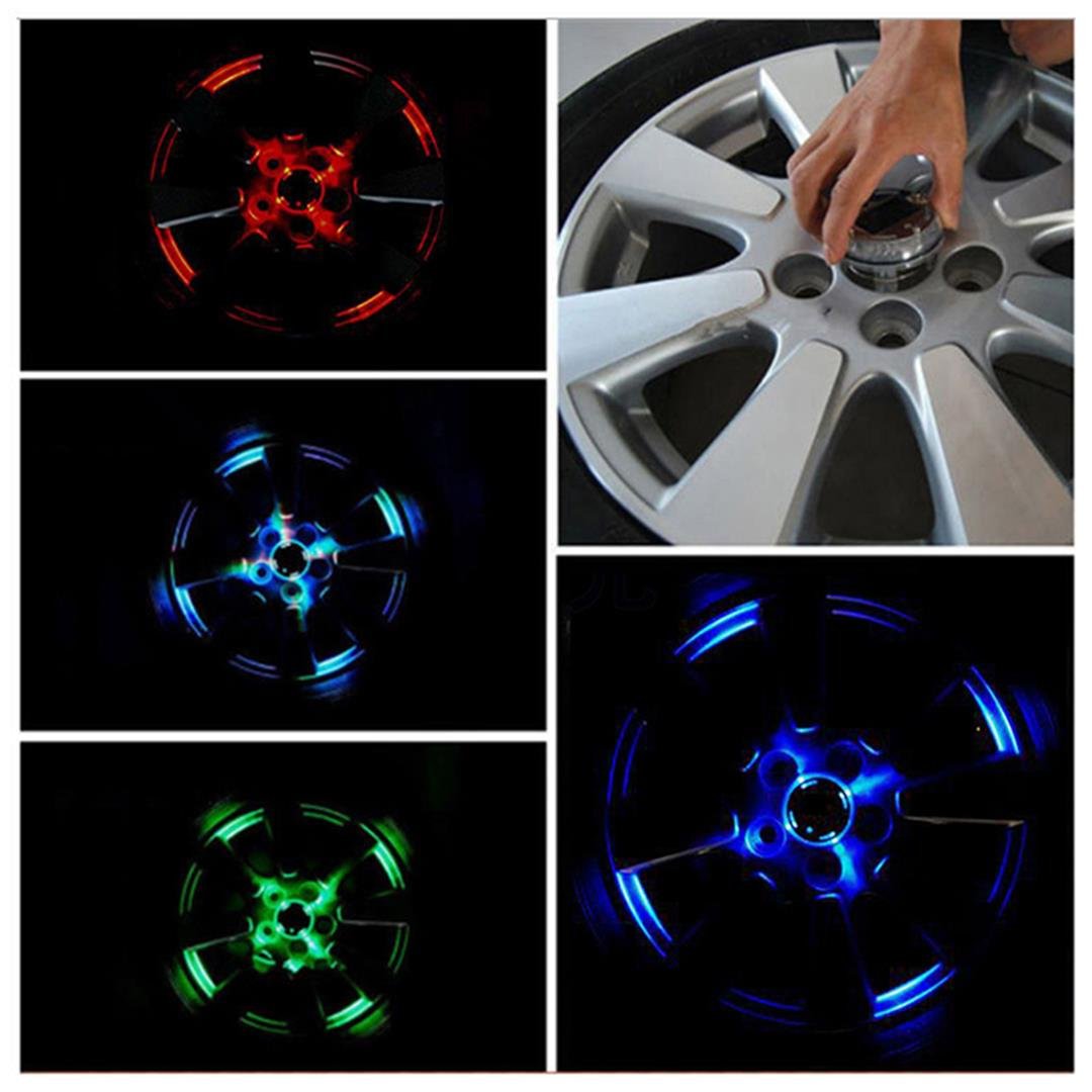 LED IŞIKLI ARABA TEKERLEK GÖBEK KAPAĞI (4767)