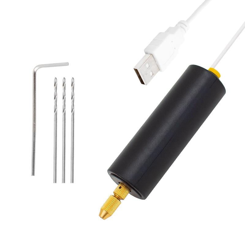 MİNİ HOBBY DRILL EL MATKABI (5 VOLT USB ADAPTÖR İLE ÇALIŞIR) (4767)
