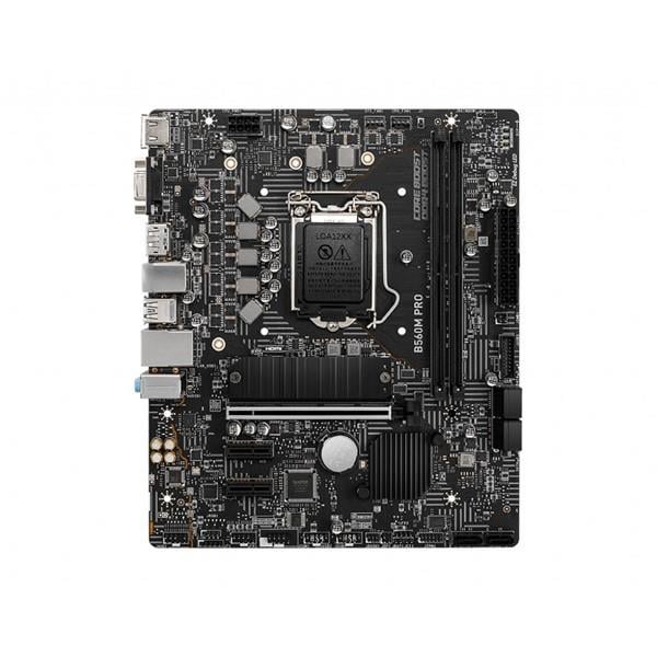 MSI B560M PRO DDR4 M2 PCIe NVME HDMI DP PCIe 16X v4.0 1200p v2 mATX