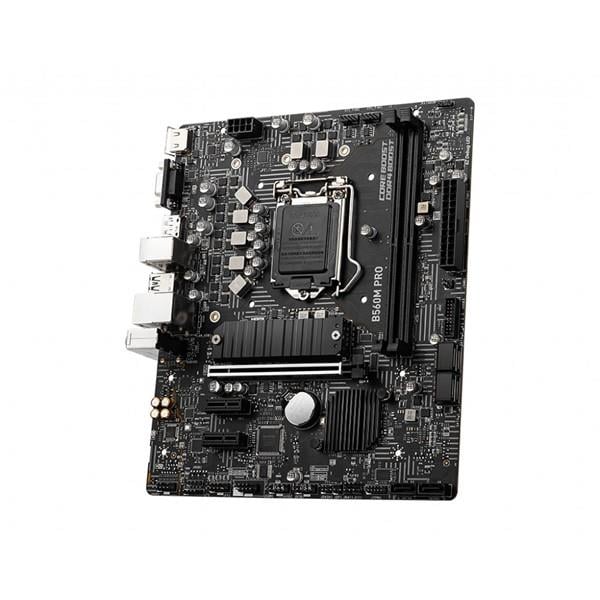 MSI B560M PRO DDR4 M2 PCIe NVME HDMI DP PCIe 16X v4.0 1200p v2 mATX