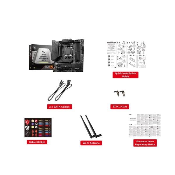 MSI MAG B650M MORTAR WIFI-6E DDR5 PCIE 4.0 AM5 mATX