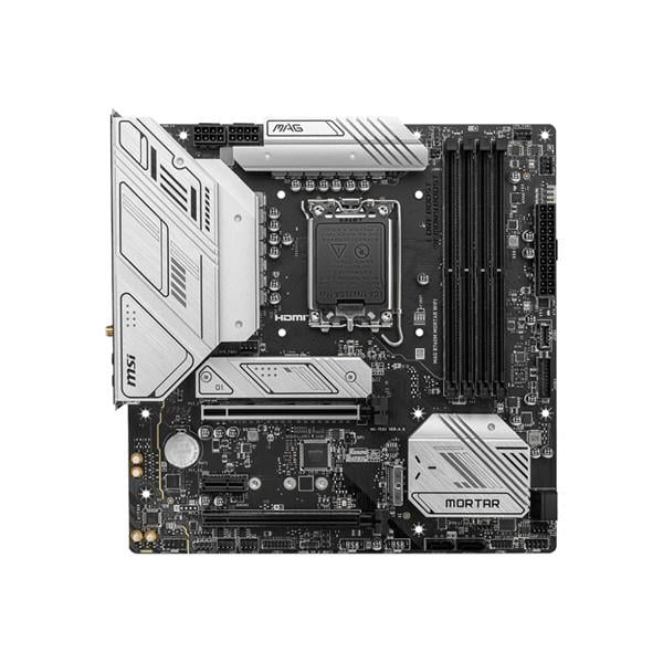 MSI MAG B760M MORTAR WIFI DDR5 HDMI DP PCIe 16X v5.0 1700p mATX