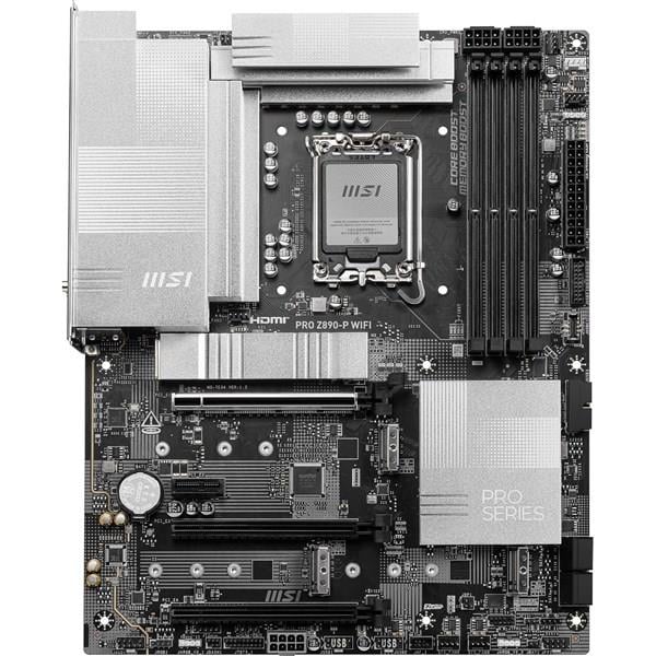 MSI PRO Z890-P WIFI-7 DDR5 HDMI-DP USBC PCIE 5.0 1851P ATX