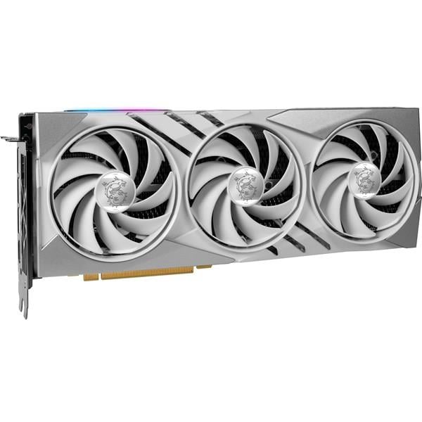 MSI RTX4070 SUPER 12GB 12G GAMING X SLIM WHITE GDDR6X 192bit HDMI DP PCIe 16X v4.0 