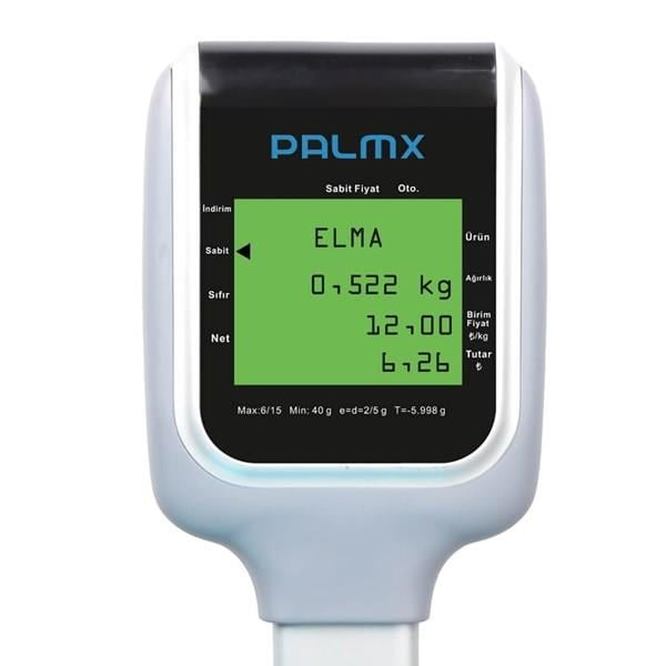 PALMX RLS 1000D Wse Barkod Yazıcılı Terazi 6-15 Kg.