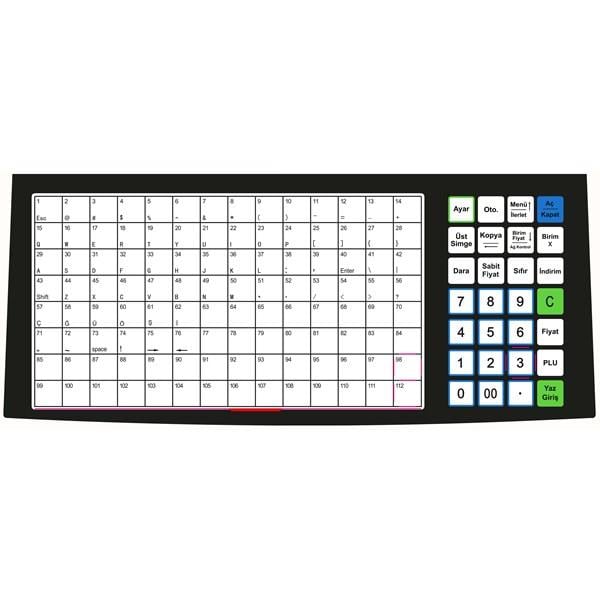 PALMX RLS 1000D Wse Barkod Yazıcılı Terazi 6-15 Kg.