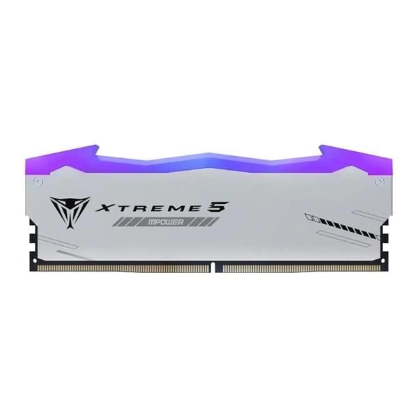 PATRIOT 32GB (2X 16GB) DDR5 8000MHZ CL38 RGB DUAL KIT PC RAM VIPER EXTREME 5 PVXR532G80C38KM BEYAZ