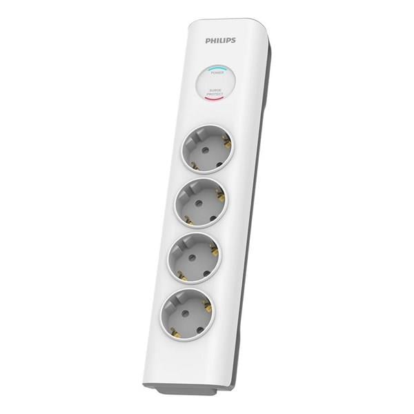 PHILIPS 4-lü SPN7040WA/62 600 Joules Akım Koruma Prizi Beyaz