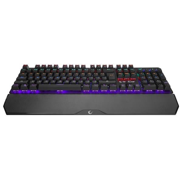 RAMPAGE KB-R86 UMBRA Siyah USB Rainbow Aydınlatmalı Red Switch US Layout English Mekanik Gaming Oyuncu Klavye