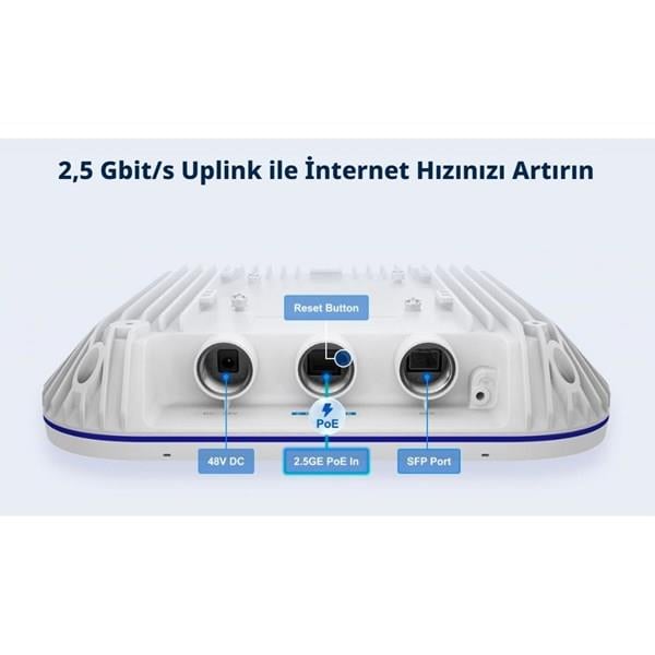RUIJIE REYEE RG-RAP6260(H) AX6000 GIGABIT 300METRE  HARİCİ ACCESS POINT