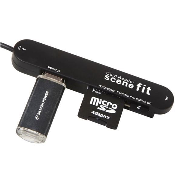 S-link SMG-420 Usb USB Micro 5P to USB Hub + Kart Okuyucu