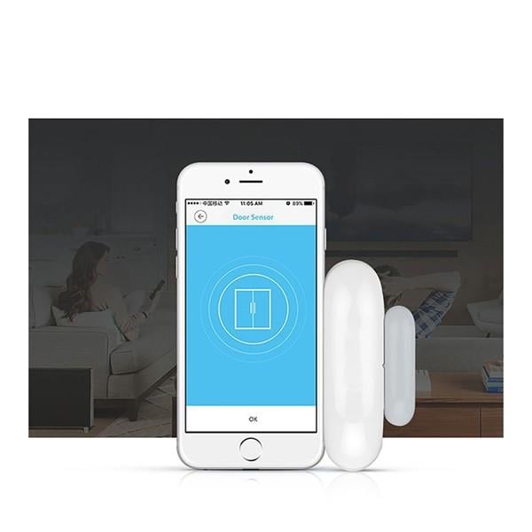 S-Link Swapp SL-EG01 Akıllı Ev Güvenliği Kablosuz Kapı Pencere Manyetik Sensör Wifi TUYA Destekli