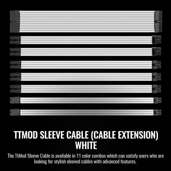 THERMALTAKE TtMod AC-050-CN6NAN-A3 Power Supply Sleeved Kablo Seti