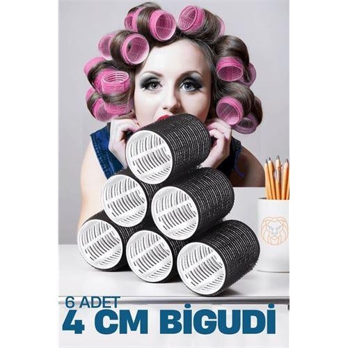 Turk 4 Cm Bigudi 6 lı Paket