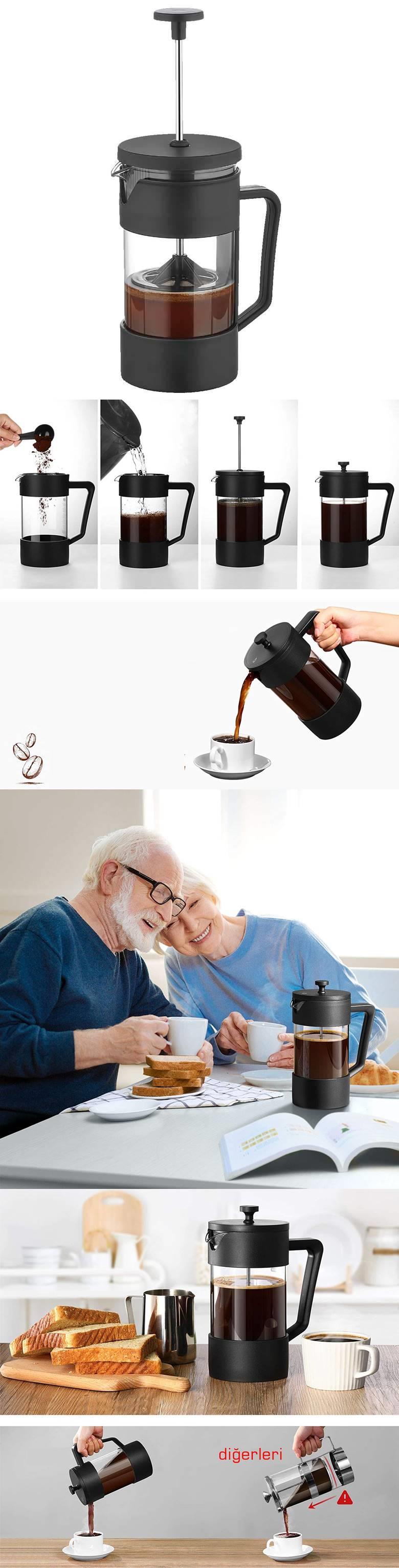 Turk French Press 300 Ml  Piazzetta Büyülü Karışım