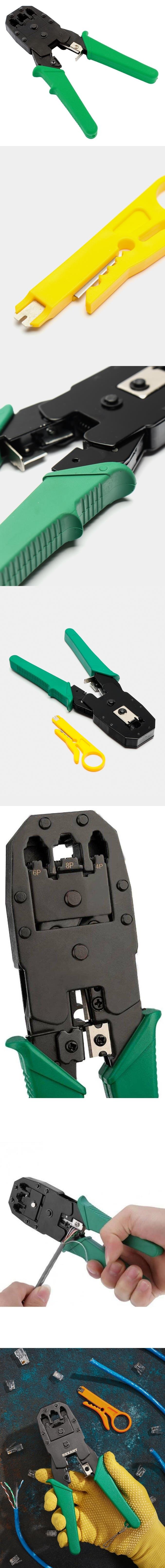 Turk Kablo Sıkma ve Soyma Pensesi RJ-11-RJ-12-RJ-45 4P 6P 8P