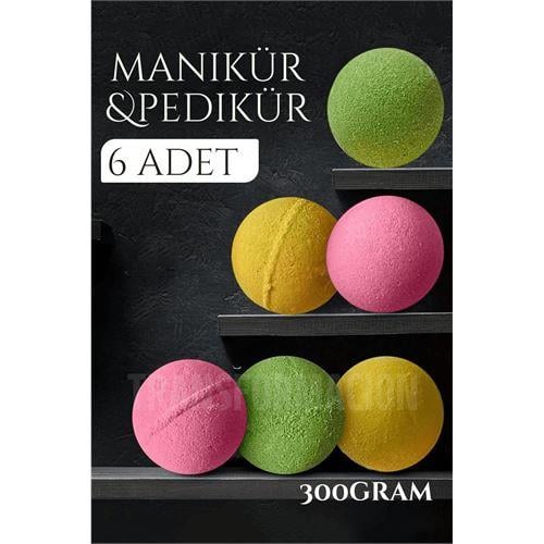 Turk Manikür Pedikür Topu Manikür Bombası 6 adet 300 Gram