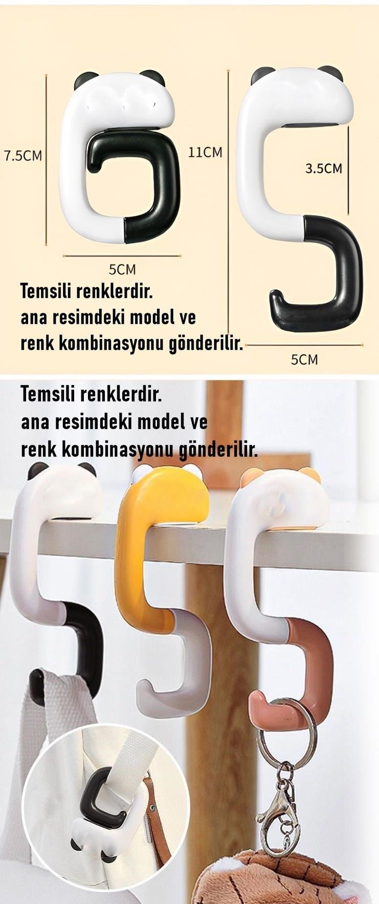 Turk Masa Kenarı Çanta Kancası Çanta Tutucu Askı Masa Askısı