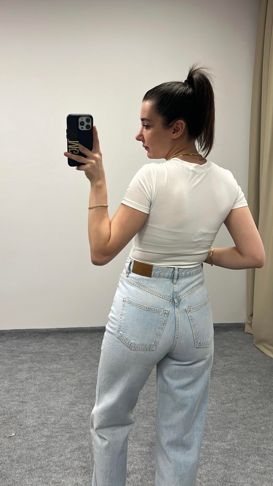 GİNA ULTRA YÜKSEK BEL WİDE LEG JEAN