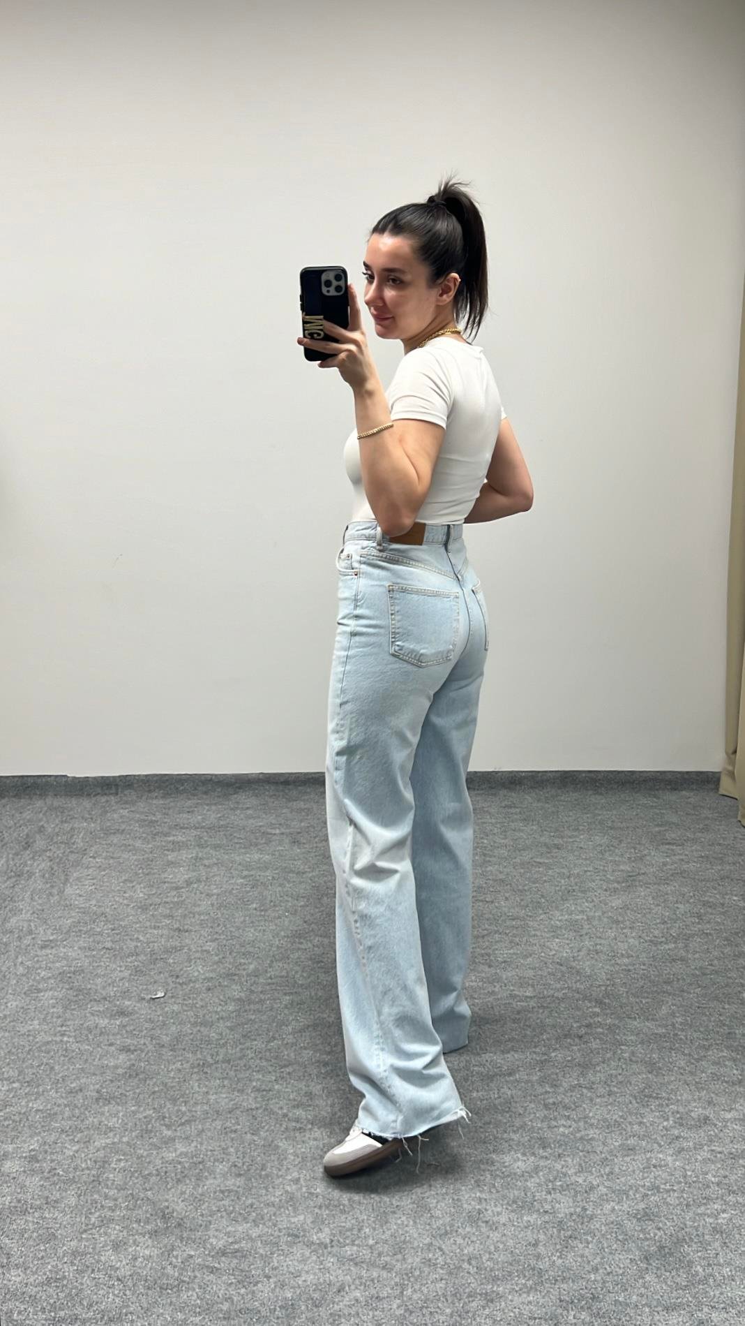 GİNA ULTRA YÜKSEK BEL WİDE LEG JEAN